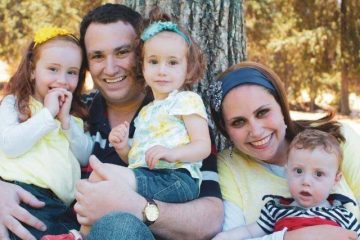 Shulamit Martin of Yishuv Adam, Geva Binyomin, Israel with Family