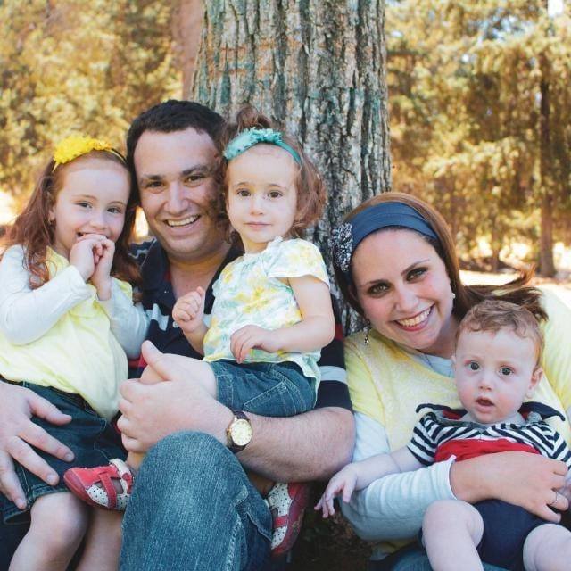 Shulamit Martin of Yishuv Adam, Geva Binyomin, Israel with Family