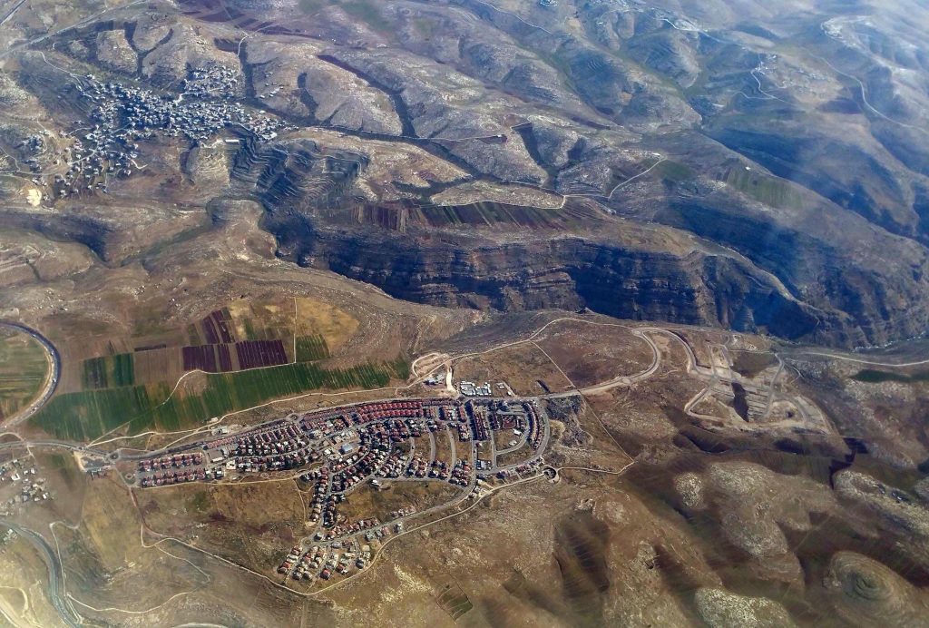 Arial View of Geva Binyamin / Yishuv Adam